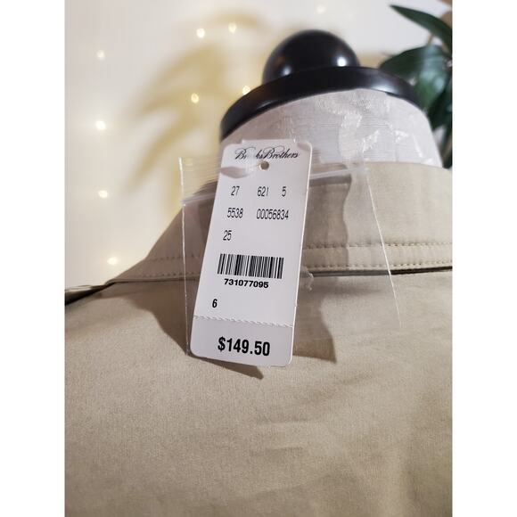 Brooks Brothers Tan Short Sleeve Mini Dress - Picture 7 of 12